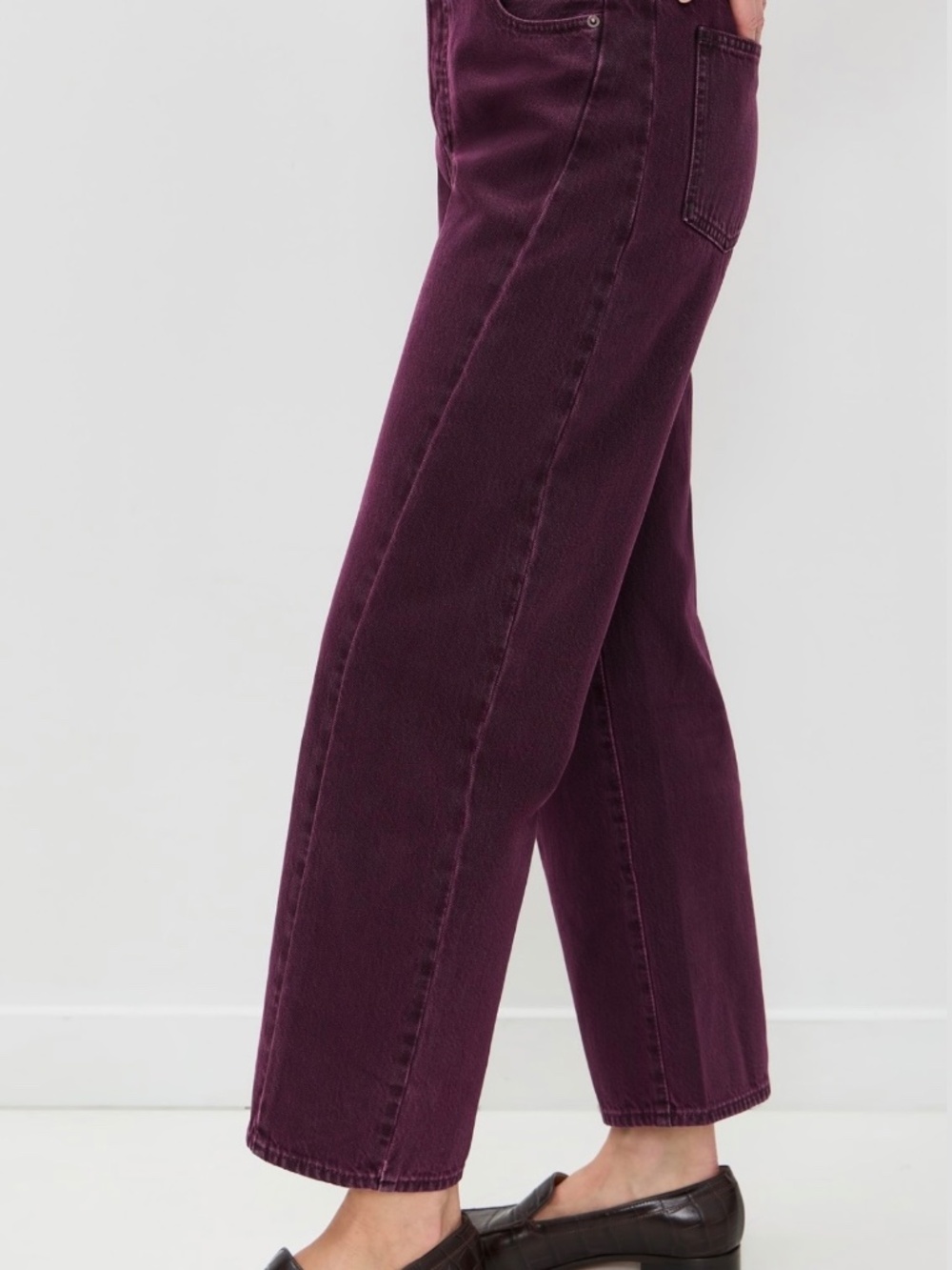 Madewell Women’s Pieced Barrel Leg Jeans size 25 - Picture 3 of 3